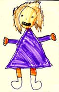girl in purple
