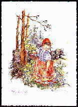 Red Riding Hood postcard